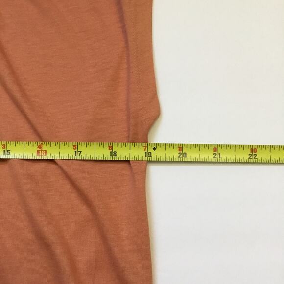 NWT Talbot Lightweight Short Sleeve Orange Blouse top size M - Picture 6 of 7